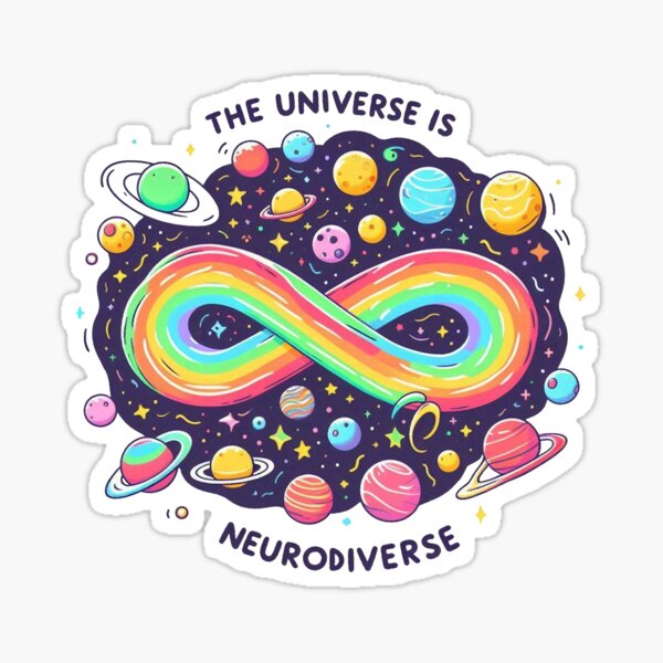 Item preview, The Universe is Neurodiverse designed and sold by Vkinsify.