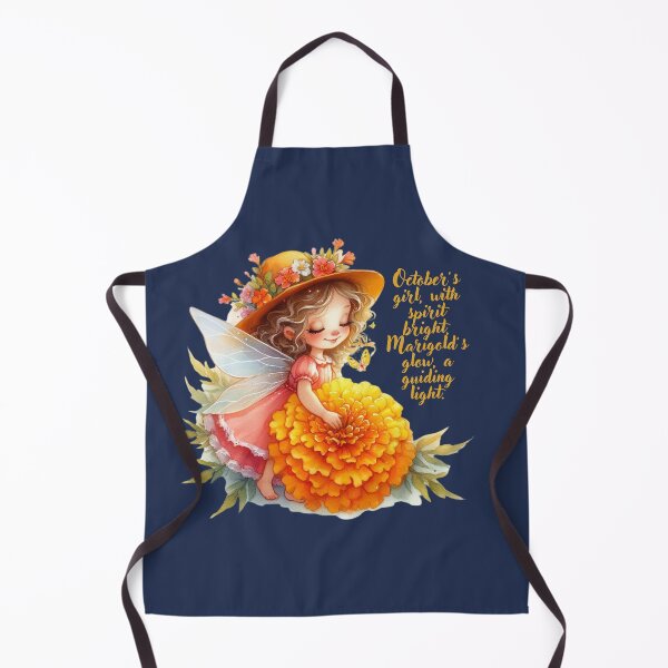 Item preview, October Birth Flower Gifts and Meanings | October Flowers| Marigolds | Birthday for Girls Women| Flower Fairy designed and sold by Heritage Hive Studio.
