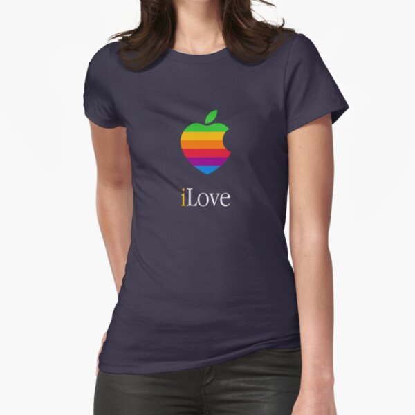 iLove [for dark shirts] Fitted T-Shirt