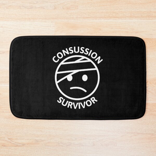 Item preview, Concussion Survivor! Funny Head Injury White And Black designed and sold by PMCreative.