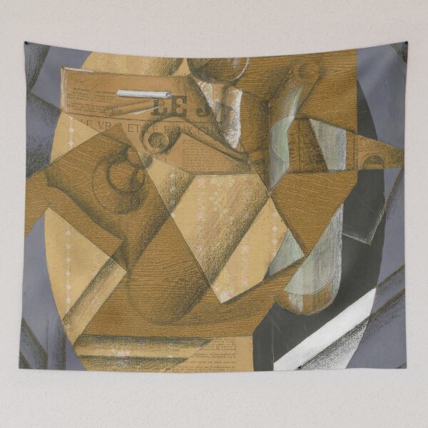Item preview, juan gris artwork, artist juan gris, juan gris paintings, collage juan gris, juan gris cubism art, juan gris prints designed and sold by rosa-reid.