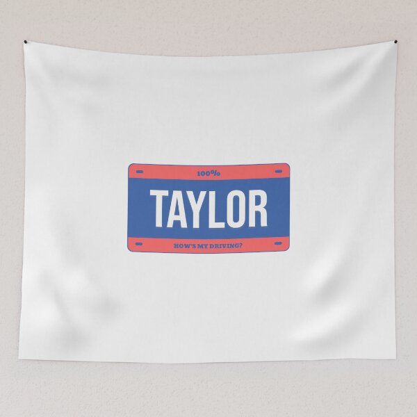 Item preview, Vanity Plate - TAYLOR - 100% designed and sold by MatterOfStyle.