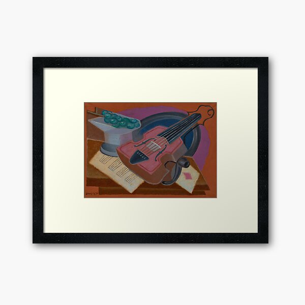 Aperçu de l'œuvre oeuvre d'art de juan gris, artiste juan gris, peintures de juan gris, collage juan gris, art cubiste de juan gris, estampes de juan gris créée et vendue par rosa-reid.