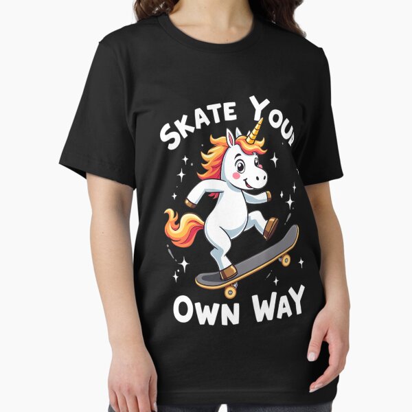 Item preview, Skate Your Own Way, unicorn design designed and sold by Creativeworld03.