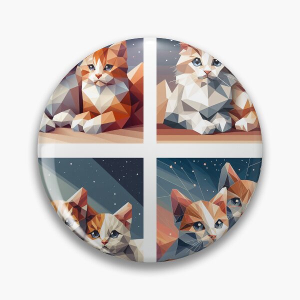 Item preview, Geometric Galaxy: Cats Among the Stars designed and sold by ukrayuk.