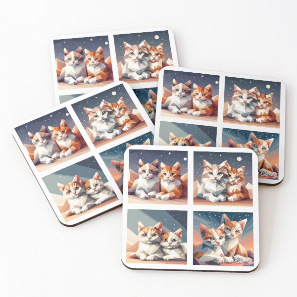 Item preview, Geometric Galaxy: Cats Among the Stars designed and sold by ukrayuk.