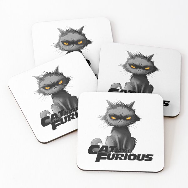 Aperçu de l'œuvre Angry Cat and Furious créée et vendue par vguerrier.
