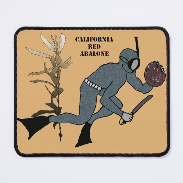 Item preview, Vintage Freediving Diver with Red Abalone and Kelp URM designed and sold by urmaddad.