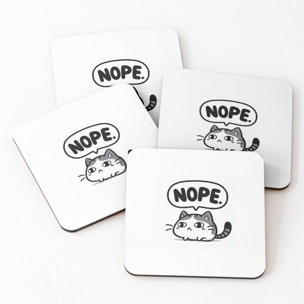 Item preview, "NOPE" Cat designed and sold by Dschaey.