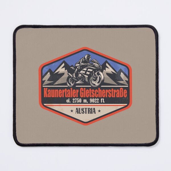 Item preview, Kaunertal Glacier Road Austria Motorcycling Mountain Design designed and sold by CynthiaGraphics.