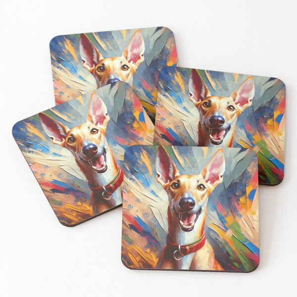 Item preview, Azawakh Dog Acrylic Print Pet Portrait Dog Lovers designed and sold by Puppy Puzzles Plus.
