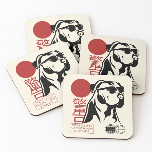 Item preview, Pitbull tail wags may cause tailwind of happiness designed and sold by Peerless-Prime.