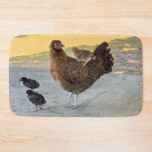 Item preview, Mother Chicken and Chicks on Back designed and sold by SafariByMarisa.