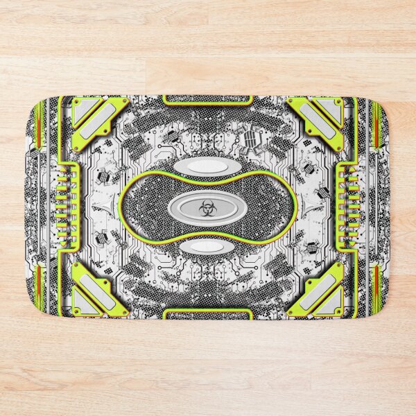 Item preview, conceptual digital illustration firewall interface Reality toxic Cyberpunk style - yellow neon  designed and sold by JVNS.