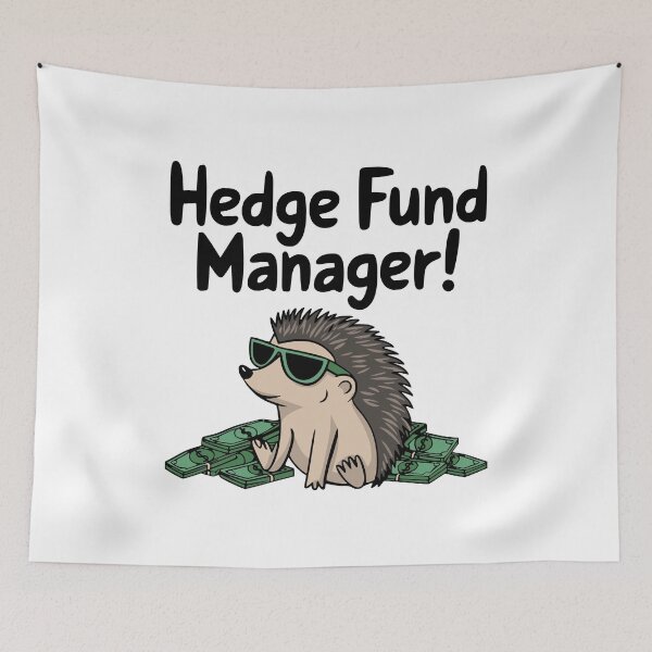 Item preview, Hedge Fund Manager! Cute Hedgehog Pun designed and sold by PMCreative.