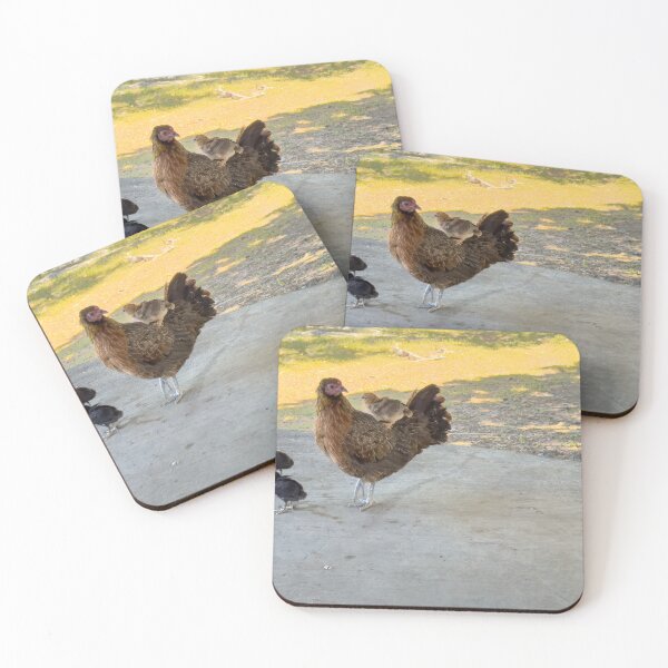 Item preview, Mother Chicken and Chicks on Back designed and sold by SafariByMarisa.