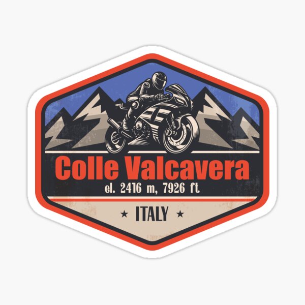Item preview, Colle Valcavera Italy Motorcycling Mountain Design designed and sold by CynthiaGraphics.