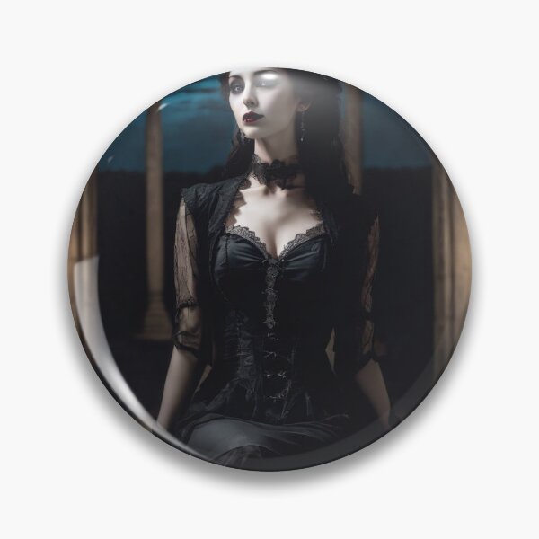 Item preview, Goth Woman in Moonlight designed and sold by darksydemoon.