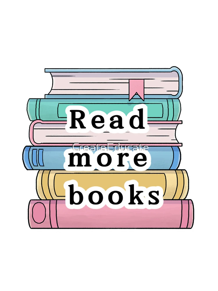 Thumbnail 4 of 4, iPhone Case, Read More Books Sticker designed and sold by CreateEducate.