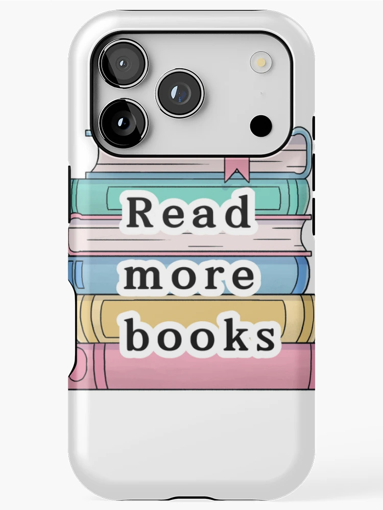Thumbnail 1 of 4, iPhone Case, Read More Books Sticker designed and sold by CreateEducate.