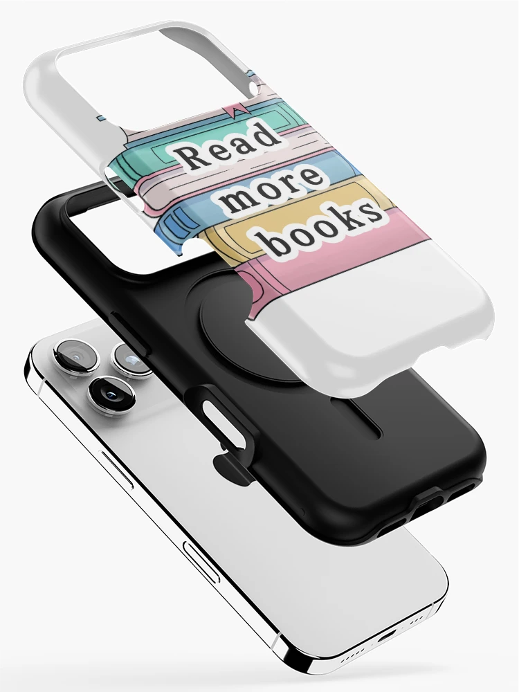 Thumbnail 2 of 4, iPhone Case, Read More Books Sticker designed and sold by CreateEducate.