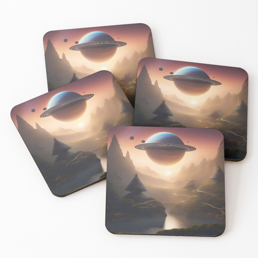 Item preview, Coasters (Set of 4) designed and sold by Pandanime.