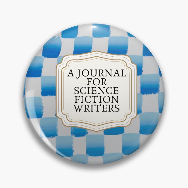 Item preview, Blue Checkerboard Journal for Science Fiction Writers - Creative Design by Jemma Jamie Skidmore designed and sold by Jemma Jamie Skidmore.