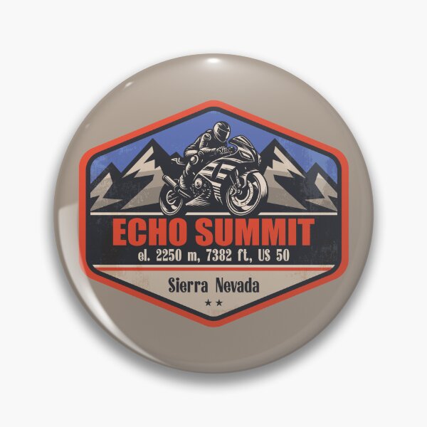 Item preview, Echo Summit Sierra Nevada Motorcycling Mountain Design designed and sold by CynthiaGraphics.