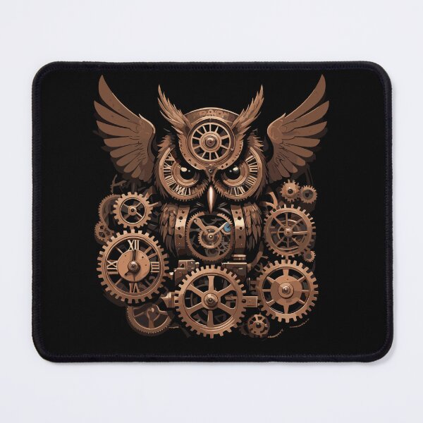 Item preview, Steampunk clockwork mechanical owl designed and sold by serriltoweshop.