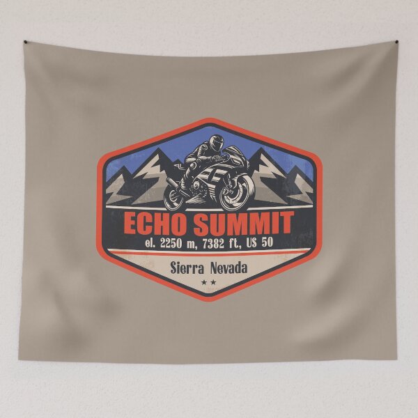 Item preview, Echo Summit Sierra Nevada Motorcycling Mountain Design designed and sold by CynthiaGraphics.