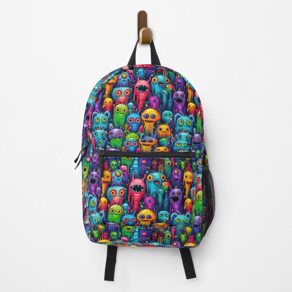 Item preview, Vibrant Monster Mayhem with Colorful Alien Creatures designed and sold by Vinson-MFG.