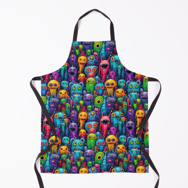 Item preview, Vibrant Monster Mayhem with Colorful Alien Creatures designed and sold by Vinson-MFG.