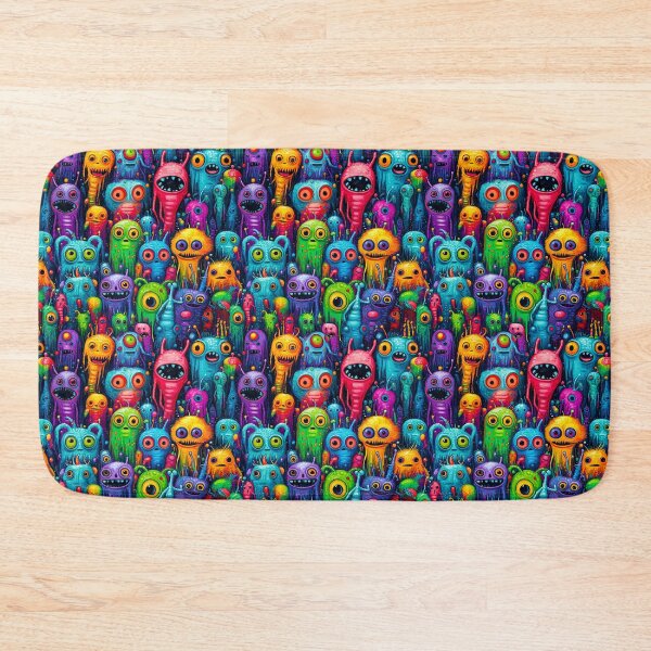 Item preview, Vibrant Monster Mayhem with Colorful Alien Creatures designed and sold by Vinson-MFG.