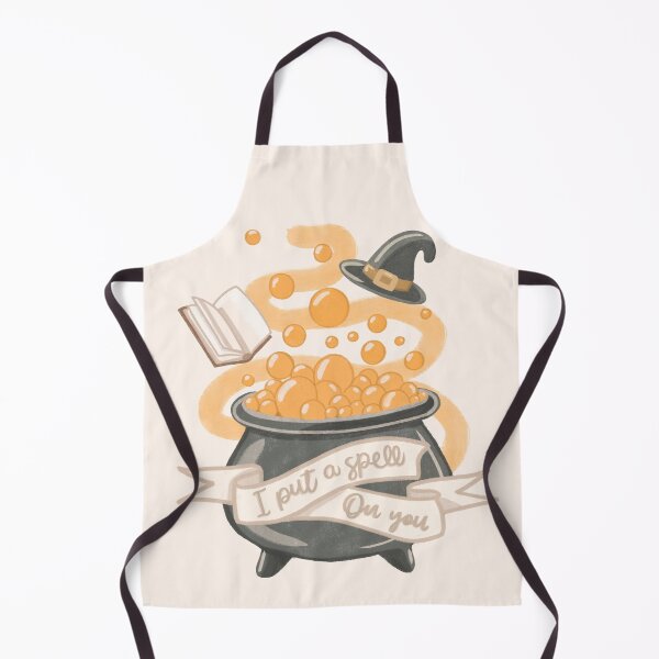 Item preview, Cute witch cauldron (orange) designed and sold by SnugbugStudios.