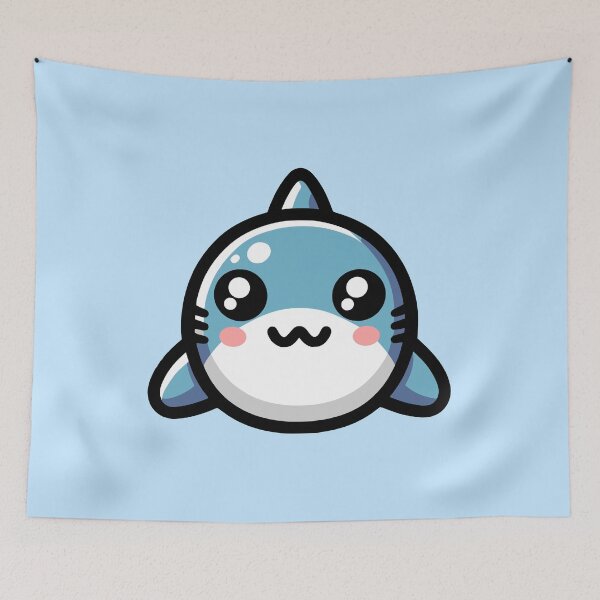 Item preview, Kawaii Cute Shark Head designed and sold by PMCreative.