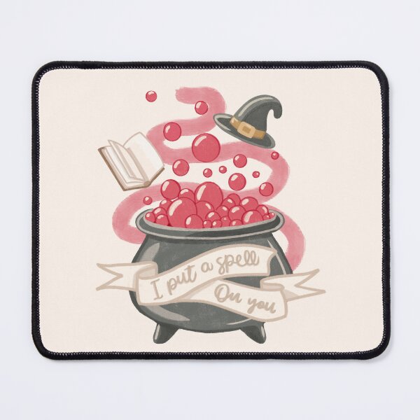 Item preview, Cute witch cauldron (red/pink) designed and sold by SnugbugStudios.