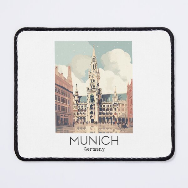 Item preview, A Vintage Travel Illustration of Munich - Germany designed and sold by GoodOldVintage.