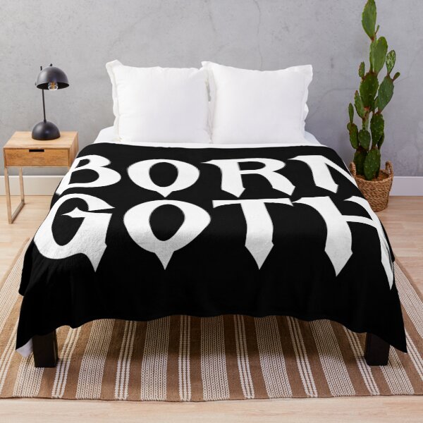 Item preview, Born Goth Gothic Saying designed and sold by CreepyCornerArt.