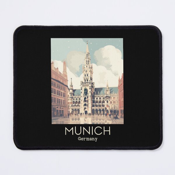 Item preview, A Vintage Travel Illustration of Munich - Germany designed and sold by GoodOldVintage.