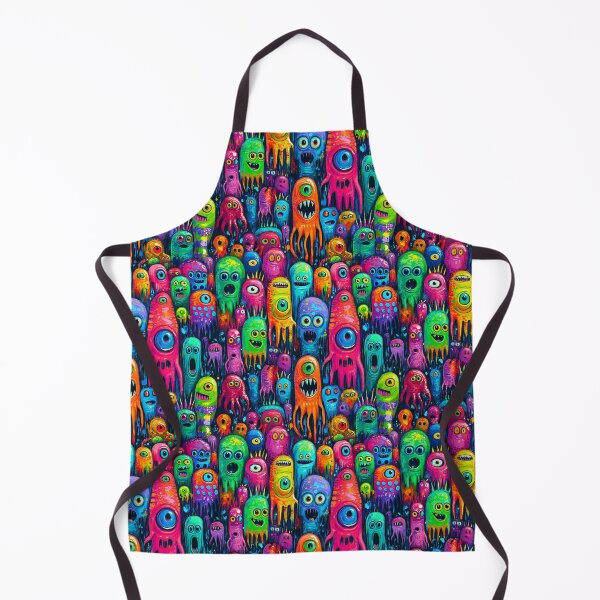 Item preview, Vibrant Monster Mayhem with Colorful Alien Creatures designed and sold by Vinson-MFG.