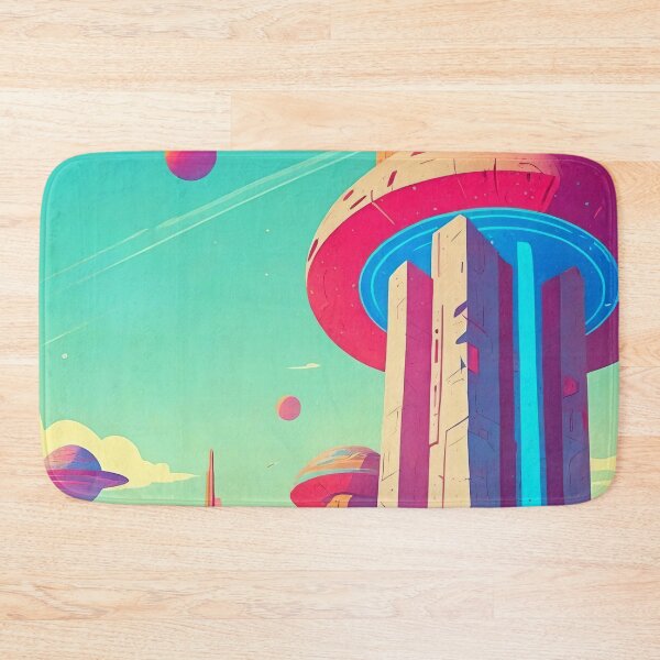 Item preview, Journey to the Floating Towers of an Alien World designed and sold by ArtComixHaven.