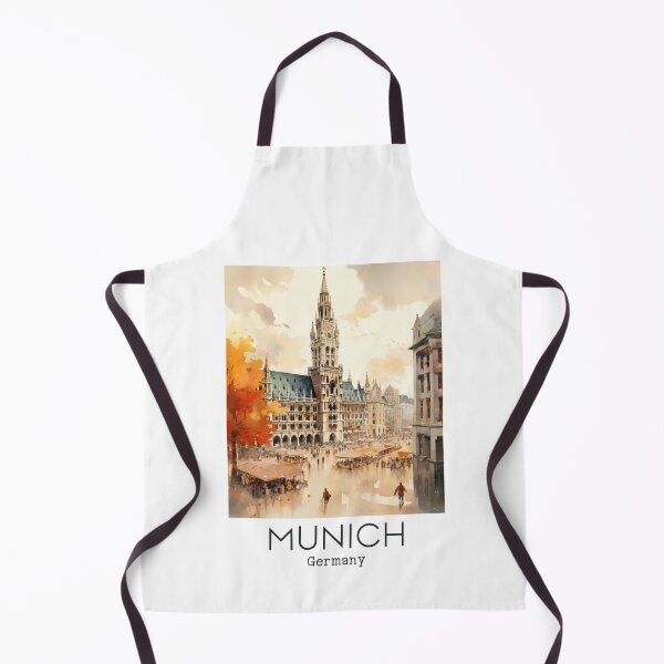 Item preview, A Vintage Travel Illustration of Munich - Germany  designed and sold by GoodOldVintage.