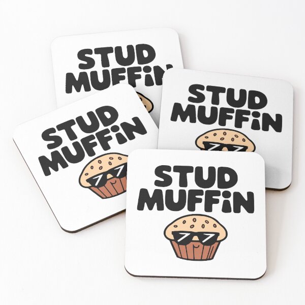 Item preview, Stud Muffin! Cute Muffin Pun designed and sold by PMCreative.