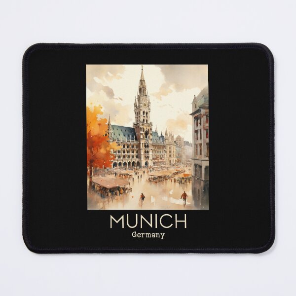 Item preview, A Vintage Travel Illustration of Munich - Germany designed and sold by GoodOldVintage.