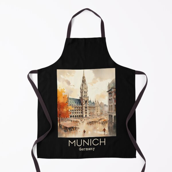 Item preview, A Vintage Travel Illustration of Munich - Germany  designed and sold by GoodOldVintage.