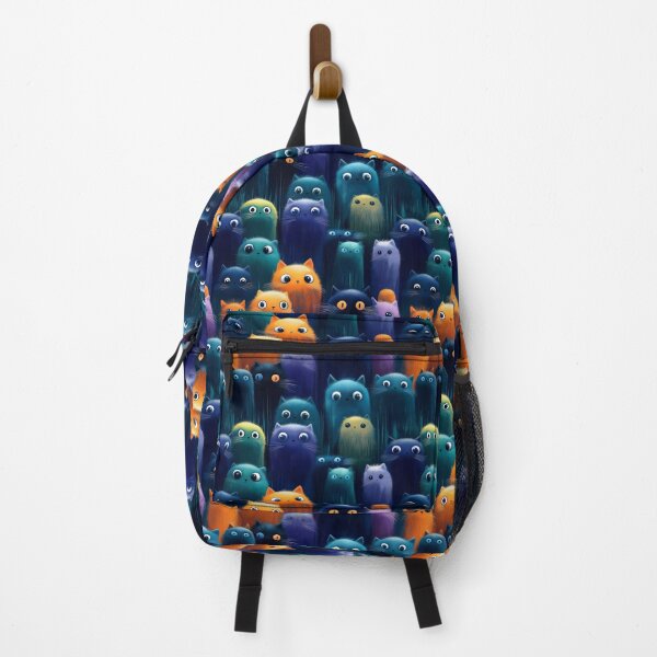 Item preview, Fluffy Cats Gathering in a Rainbow of Colors designed and sold by Vinson-MFG.