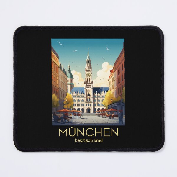 Item preview, A Vintage Travel Illustration of München - Deutschland designed and sold by GoodOldVintage.