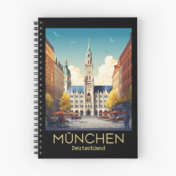 Item preview, A Vintage Travel Illustration of München - Deutschland designed and sold by GoodOldVintage.