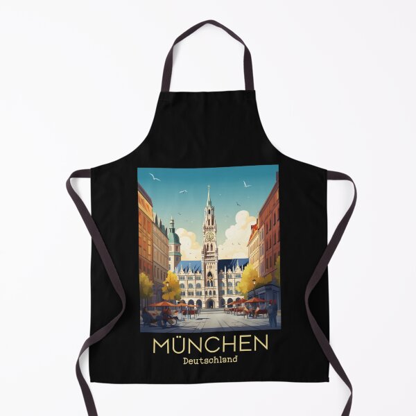 Item preview, A Vintage Travel Illustration of München - Deutschland designed and sold by GoodOldVintage.