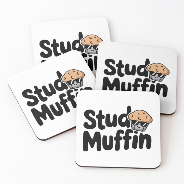 Item preview, Stud Muffin! Funny Muffin Pun designed and sold by PMCreative.